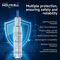 Sonde de niveau Holykell anti-corrosion en FEP pour la mesure hydrostatique submersible du niveau de carburant en réservoir d'essence