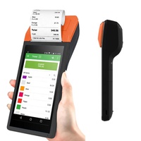 Android 5 inci 11 4G layar sentuh genggam portabel mesin pencetak tanda terima Pos Terminal Pos