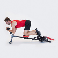 Cilindro hidráulico plegable de dos etapas para el hogar, máquina de entrenamiento de remo de resistencia de 8 velocidades, novedad