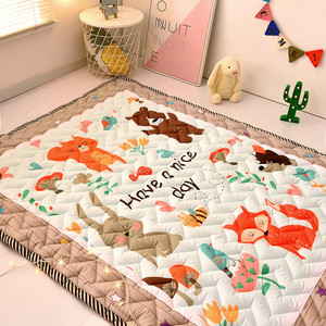 <span class=keywords><strong>Tappeto</strong></span> Protettivo in Viscosa per <span class=keywords><strong>Cameretta</strong></span>, Tappetino per Gattonare dei Bambini - Product Image 2