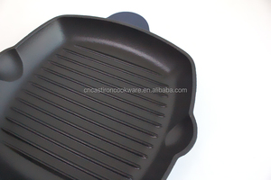 Venta caliente sartén para asar bistec cuadrado de hierro fundido sartén - Product Image 4