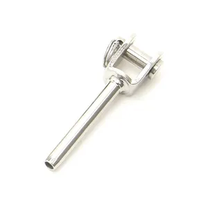 Technology Wholesale Price 304 316 Stainless Steel Welded Fork Terminal With Internal Thread cable railing tensioner
