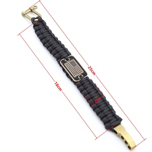 Braccialetti Tattici Unisex in Paracord 550 con Bandiera USA, Vendita all'Ingrosso - Product Image 3