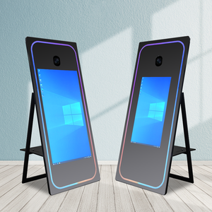 Achetez un kiosque photo numérique intelligent de <span class=keywords><strong>65</strong></span> <span class=keywords><strong>pouces</strong></span> pour selfies, station de prise de vue instantanée, photomaton de mariage, miroir photo, kiosque mince - Product Image 3