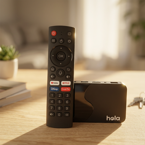 En stock aux États-Unis |   Boîtier IPTV 8K HDR Hola HiiTV <span class=keywords><strong>Streaming</strong></span> Android 15 4 Go 32 Go avec WiFi puissant Lemon TV <span class=keywords><strong>Stalker</strong></span> et télécommande vocale Bluetooth - Product Image 2