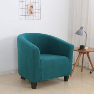 Bleu <span class=keywords><strong>Club</strong></span> Chaise <span class=keywords><strong>Housse</strong></span> Jacquard Baignoire Chaise Couverture Stretch <span class=keywords><strong>Fauteuil</strong></span> Couvre Canapé Couverture Meubles Protecteur <span class=keywords><strong>pour</strong></span> Salon - Product Image 6