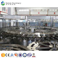 Machine de remplissage et de bouchage entièrement automatique SOKOS pour bouteilles PET, machine de remplissage de bouteilles d'eau minérale pour usine d'eau