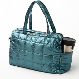 Bolso Bandolera Cuadrado Acolchado para Mujer, Bolso de Mano Grande, Bolso Tipo Tote Acolchado con Relleno de Algodón - Product Image 6