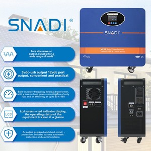 Sistema di Accumulo Energetico Fotovoltaico Tutto-in-Uno Snait con Batteria LiFePO4, Impianto Solare <span class=keywords><strong>Portatile</strong></span> per Uso Domestico - Product Image 2