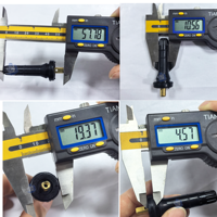 Tiges de valve en caoutchouc à clipser TPMS413 – Remplacement de tiges de valve TPMS longues et fines en caoutchouc