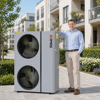 15.6kW R290 A+++ Monoblok Hava Su Isı Pompası Tam DC Inverter Isıtma & Soğutma WiFi Akıllı Sıcak Su Sistemi Ev İçin