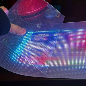 Quảng cáo <span class=keywords><strong>LED</strong></span> phim panel màn hình siêu thủy tinh trong suốt P4 Màn hình <span class=keywords><strong>LED</strong></span> hiển thị cho cửa sổ - Product Image 5