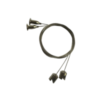 Kit de fil de lumière de système de suspension de lumière de montage au plafond réglable d'usine pince de câble d'avion pour panneau de LED