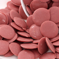 Fournisseur de chocolat Premium Delicious Chocolate Coin Chocolat blanc sucré de qualité alimentaire à la fraise