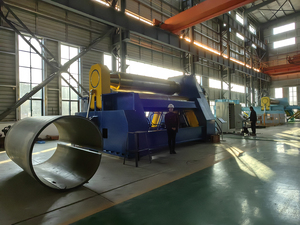 Nhiệm vụ nặng nề 80*3500 ống thủy lực Rolling <span class=keywords><strong>Machine</strong></span> New CNC 4 con lăn Rolling <span class=keywords><strong>Machine</strong></span> để bán - Product Image 3