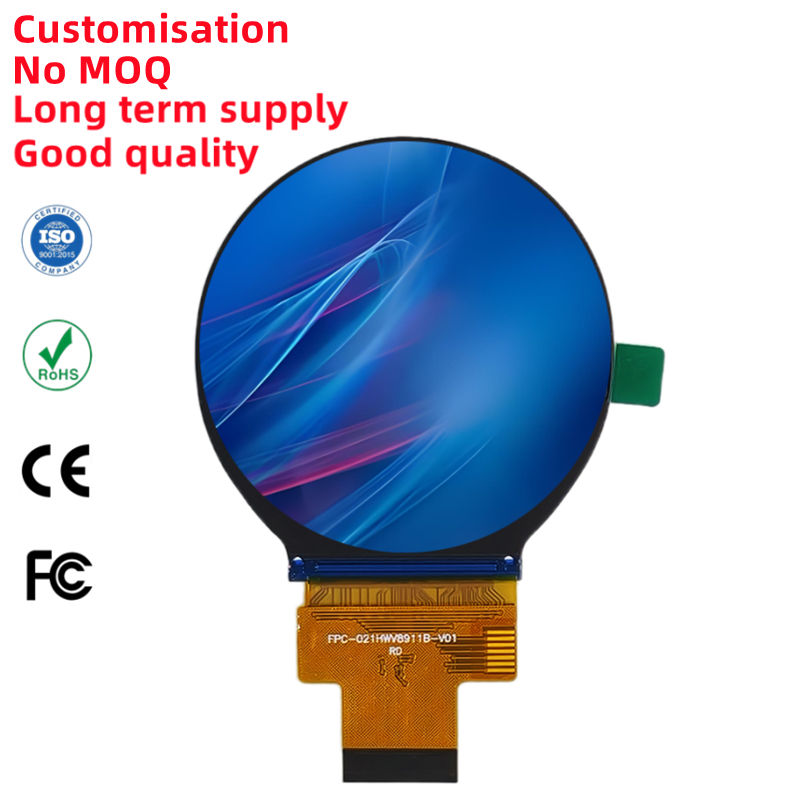 2.1 Inch Round LCD Display 480x480 IPS MIPI Interface Module for Smart ...