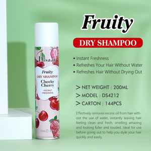 Shampooing sec naturel en poudre spray 4 types de bergamote, noix de coco, cerise, pomme, rafraîchit vos cheveux sans eau Shampooing sec - Product Image 5