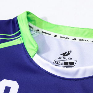 Thailand quality men 100% polyester breathable New Zealand storm American football shirt made of wool - Product Image 4