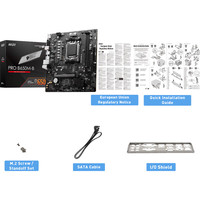 Carte mère pour ordinateur de bureau de jeu MSI PRO B650M-E AM5 Socket, nouvelle, 128 Go, avec AMD pour Ryzen 7000/8000, carte mère B650