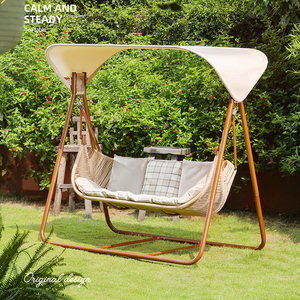Modern Style Outdoor Leisure <strong>Swing</strong> Chair With High Strength Frame Hanging Hammock <strong>Bed</strong> For <strong>Garden</strong> Patio Balcony Use - Product Image 1