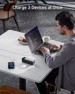 Banco de Energía <span class=keywords><strong>Anker</strong></span> <span class=keywords><strong>737</strong></span> (PowerCore 24K) de Alta Capacidad, 24000mAh, Cargador Portátil de 3 Puertos con Salida de 140W y Pantalla Digital Inteligente - Product Image 5