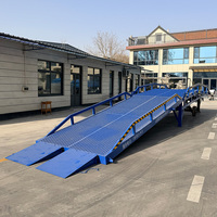 Meilleures ventes : Rampe de chargement de conteneurs pour remorque de camion à plateau, avec élévateur hydraulique mobile et plateforme de travail mobile populaire