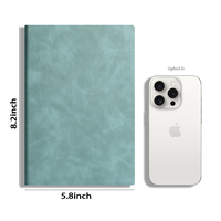 Cuaderno de Regalo con Cubierta de Cuero PU Suave A5, Libreta Simple para Oficina y Negocios, Diario de Cuero Grueso para Estudiantes