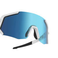 Lunettes de vélo sans monture polarisées, verres PC UV400, logo personnalisé, pour cyclisme sur route, course à pied et randonnée