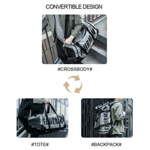 Sac à dos tendance personnalisé pour la randonnée et la salle de sport, grande capacité, sac de voyage pour courts trajets - Product Image 4