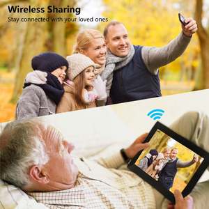 Smart WiFi <span class=keywords><strong>Digital</strong></span> Photo Frame 10,1 polegadas HD IPS Touch Screen Auto-Girar 16GB de memória Bluetooth Sync bateria recarregável - Product Image 5