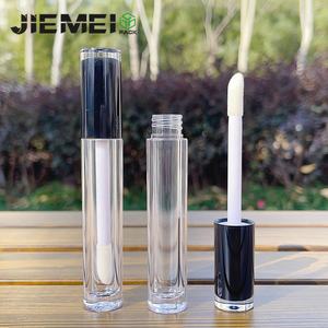 JIE MEI prix d'usine 5ML grande brosse bouteille de brillant à lèvres vente en gros d'huile à lèvres cosmétique tube de teinte pour les lèvres conteneur avec logo personnalisé - Product Image 6