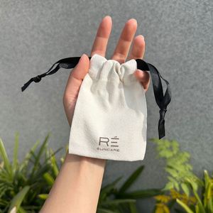 Cheap Factory Price Customized Natural Organic Cotton Gift Bags Canvas Shopping <b>Drawstring</b> <b>Pouch</b> - Product Image 2