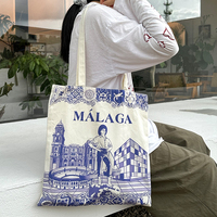 Promotion pliable coton épicerie sac de plage logo personnalisé impression toile naturelle sac fourre-tout