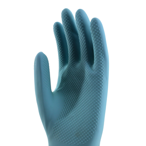 33Cm 65G Trọng Lượng Nhẹ Vừa Không Thấm Nước Nonslip Bền Tái Sử Dụng Găng Tay Cao Su Mềm Powderless Cho Hộ Gia Đình Sử Dụng Thực Phẩm Xử Lý - Product Image 2