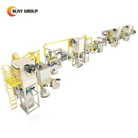 Ligne de production de recyclage de panneaux solaires contrôlée par PLC SUNY ZY-PVR-1500 390KW en provenance du Henan