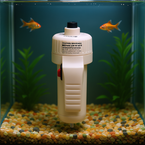 Cjtc244812601az Electric Aquarium Gravel Cleaner Automatic Fish Tank <b>Vacuum</b> Cleaner Beige Plastic <b>Cylinder</b> Shape - Product Image 2