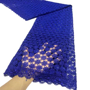 Voile suisse africain Dentelle <span class=keywords><strong>de</strong></span> coton Vêtements <span class=keywords><strong>de</strong></span> <span class=keywords><strong>mariage</strong></span> traditionnels brodés Jupe pour femmes Dentelle <span class=keywords><strong>de</strong></span> coton <span class=keywords><strong>de</strong></span> couleur assortie Afrique - Product Image 4