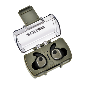 Auricular <span class=keywords><strong>Bluetooth</strong></span> en el oído para auriculares inalámbricos con tapones para los oídos de tirador electrónico deportivo - Product Image 1