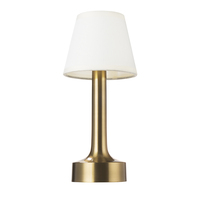 Lampe de table sans fil rechargeable en aluminium, éclairage d'ambiance, télécommande, pièce de décoration élégante pour chambre à coucher, vente en gros