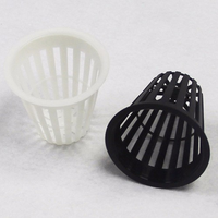 Pots en filet en plastique PP de 2, 3 et 4 pouces, noirs ou blancs, G et N, pour système hydroponique NFT, culture de légumes