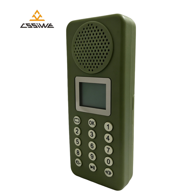 Factory Wholesales Customize Logo 2400mAh Electronic Bird Sounds Call Caller Mp3 Hunting Machine Game Player Speaker