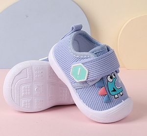 Scarpe per Neonati e Bambini Piccoli Primavera e Autunno Suola Morbida 0-1-2 Anni Scarpe di Tela per Bambini Scarpe in Tessuto con Disegni Cartoon - Product Image 2