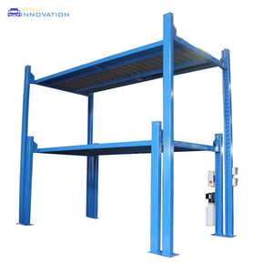 Sistem Parkir Mobil 8 Tiang Bertingkat Tiga dengan Penggerak Silinder Hidrolik, Kapasitas 5 Ton, untuk Penyimpanan Mobil - Product Image 1