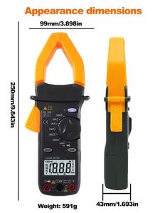 <span class=keywords><strong>Pinza</strong></span> Amperimétrica Digital Inteligente MS2001 - Multímetro de Alta Precisión - Medidor de <span class=keywords><strong>Corriente</strong></span> de <span class=keywords><strong>Pinza</strong></span> AC/DC de 1000A - Product Image 5