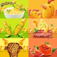 Cheeto-s Bugles en gros, 40g, flocons de maïs, collation, saveur barbecue, chips Cheeto-s