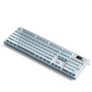 Clavier mécanique personnalisable à trois modes, Bluetooth sans fil, filaire, avec écran rétroéclairé, flexible - Product Image 1