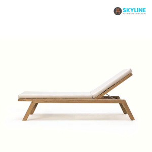 Tumbona plegable duradera para patio con respaldo reclinable ajustable Características Cojín Teslin 3 años de garantía - Product Image 2