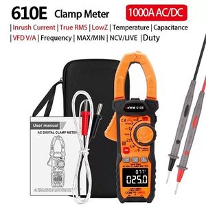 Multímetro Digital de abrazadera VICTOR 610E, CA, CC, 1000V, 1000A, <span class=keywords><strong>RMS</strong></span> auténticos, NCV, pantalla de 6000 recuentos - Product Image 3