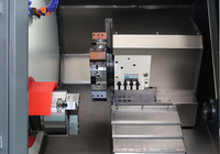 TCK46A 45 °   Tour CNC à banc incliné avec tourelle hydraulique pour l'usinage de composants rotatifs de taille moyenne