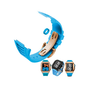 Correa de Goma de Lujo OEM Estilo <span class=keywords><strong>Richard</strong></span> Mille de 45 mm y 44 mm para Apple Watch Series 7 y 8 - Product Image 1